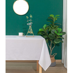 Nappe anti tache rectangulaire blanc