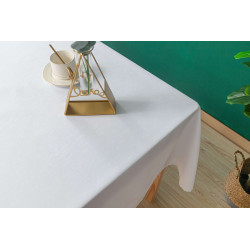 Nappe anti tache rectangulaire blanc