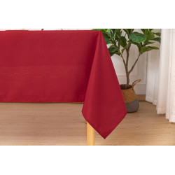 Nappe anti tache rectangulaire rouge