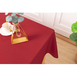 Nappe anti tache rectangulaire rouge