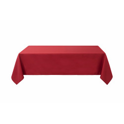 Nappe anti tache rectangulaire rouge