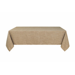 Nappe anti tache rectangulaire taupe