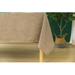 Nappe anti tache rectangulaire taupe