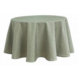 Nappe antitache unie perle ronde 160 cm