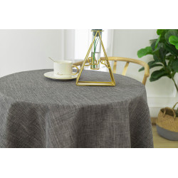 Nappe anti tache ronde anthracite