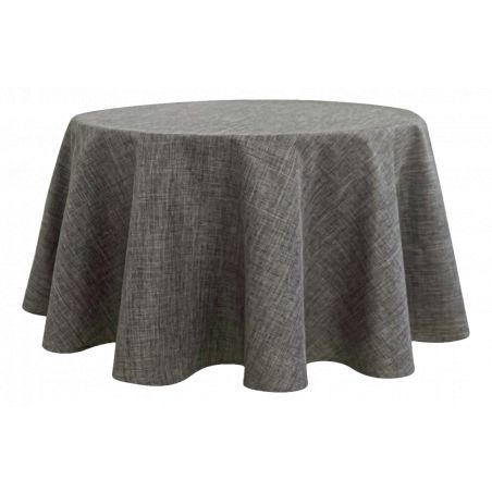 Nappe anti tache ronde anthracite