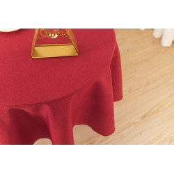 Nappe anti tache ronde rouge