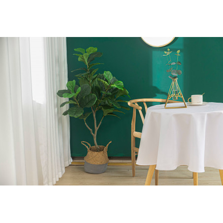 Nappe anti tache ronde blanc
