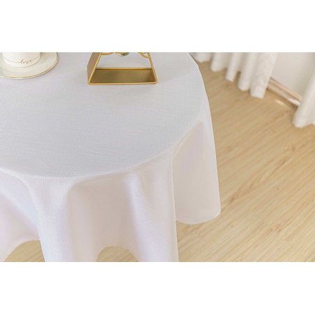 Nappe anti tache ronde blanc