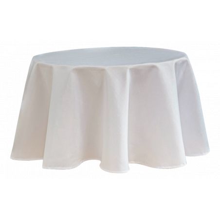 Nappe anti tache ronde blanc