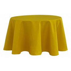 Nappe anti tache ronde moutarde