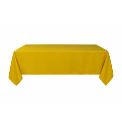 Nappe anti tache rectangulaire moutarde