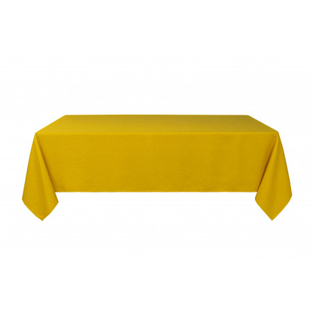 Nappe anti tache rectangulaire moutarde