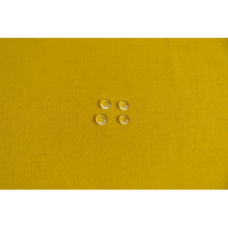 Nappe anti tache rectangulaire moutarde