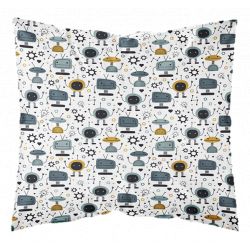 Parure de couette 140 x 200 "Take a break" Réversible 100% Coton / 57 Fils/cm²