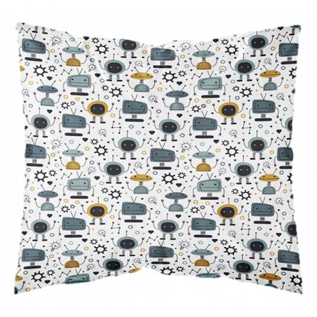 Parure de couette 140 x 200 "Take a break" Réversible 100% Coton / 57 Fils/cm²