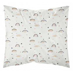 Parure de couette 140 x 200 "Best Friends" Réversible 100% Coton / 57 Fils/cm²