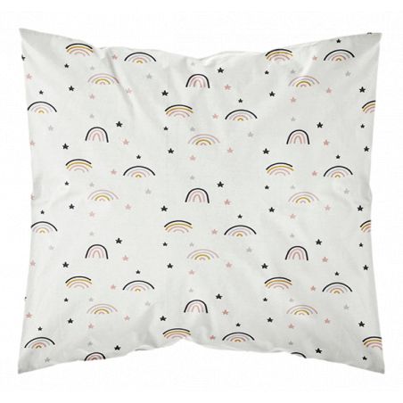 Parure de couette 140 x 200 "Best Friends" Réversible 100% Coton / 57 Fils/cm²