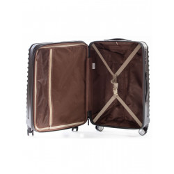Valise moyen séjour rigide 8 roulettes Titane 2.0 Metzelder