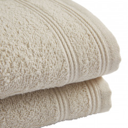 Lot de 2 serviettes invité éponge "Spa" 30 x 50 cm / 400 gr/m²