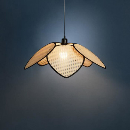 Suspension filaire "Arty" cannage Diamètre 64 cm Atmosphera