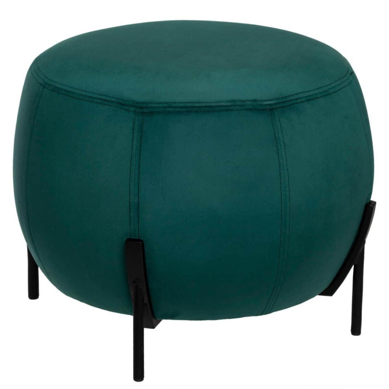 Pouf en velours "Calabaza" Atmosphera