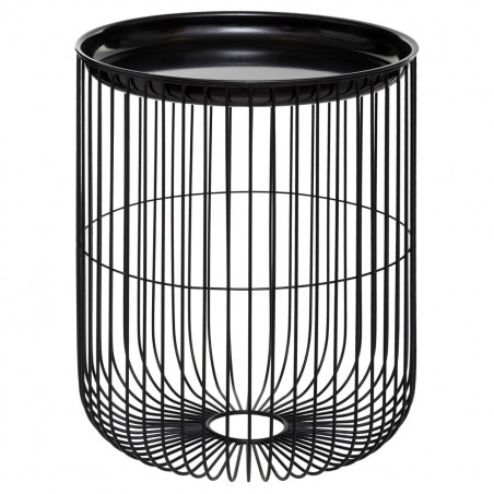 Lot de 2 tables café métal filaire "Nolan" Atmosphera