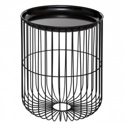 Lot de 2 tables café métal filaire "Nolan" Atmosphera