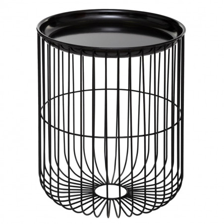 Lot de 2 tables café métal filaire "Nolan" Atmosphera