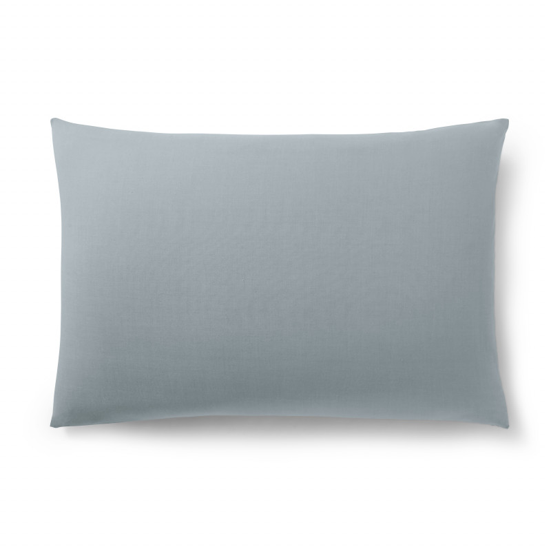Taie d'oreiller Gris perle 50 x 70 cm / 100% Coton / 57 fils/cm²