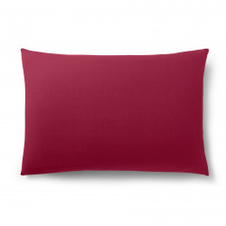 Taie d'oreiller Rouge 50 x 70 cm/ 100% Coton / 57 fils/cm²