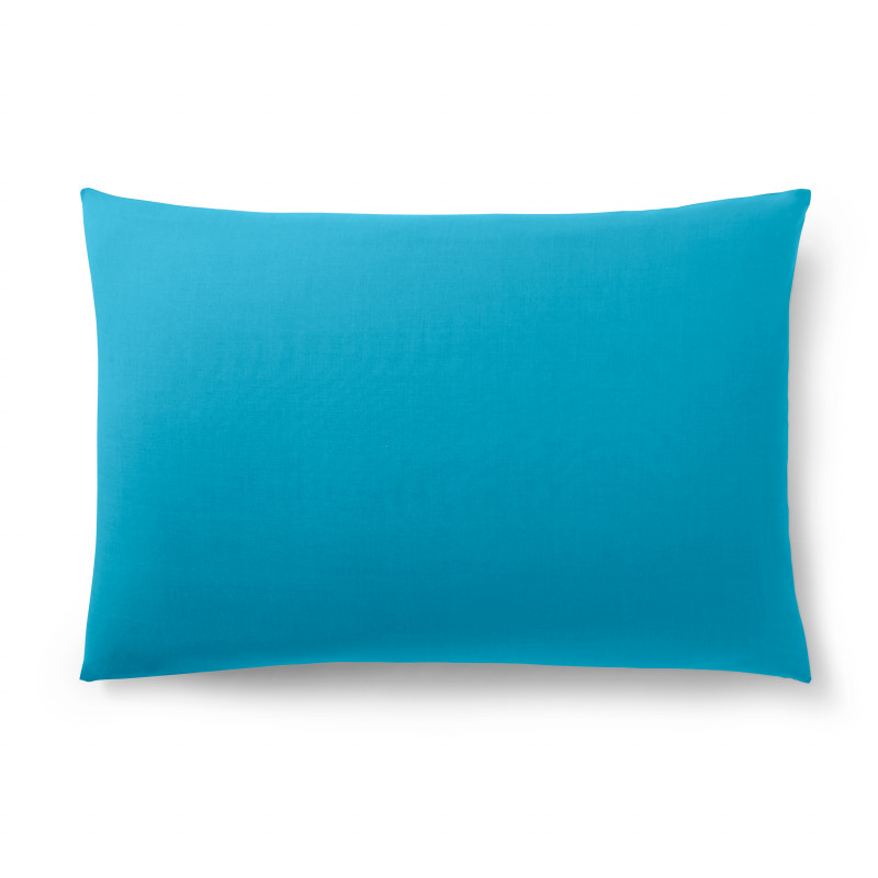 Taie d'oreiller Turquoise 50 x 70 cm  / 100% Coton / 57 fils/cm²