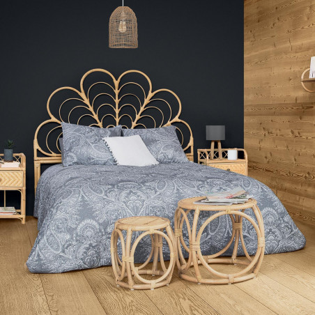 Dessus de lit 260 x 240 cm + 2 Taies 60 x 60 cm "Marie" Atmosphera