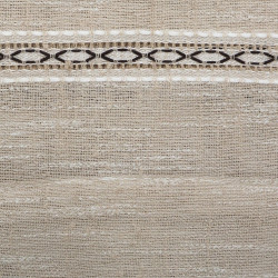 Voilage tissé lignes horizontales "Indi" 140 x 240 cm Atmosphera