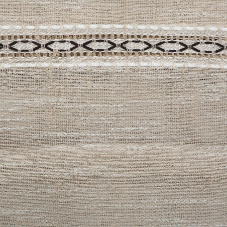 Voilage tissé lignes horizontales "Indi" 140 x 240 cm Atmosphera