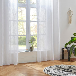 Voilage tissé sablé "Alton" 140 x 240 cm Atmosphera