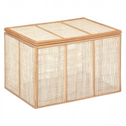 Lot de 3 malles de rangement "Bois & Cannage" en rotin Atmosphera