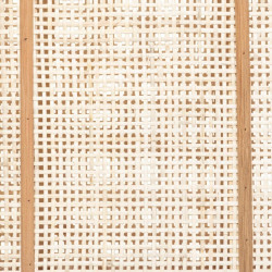 Lot de 3 malles de rangement "Bois & Cannage" en rotin Atmosphera