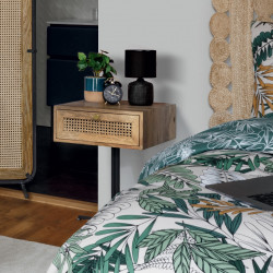 Table de chevet "Davao" cannage Atmosphera