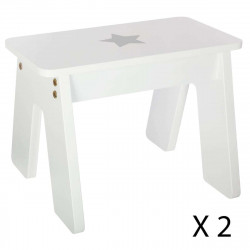Ensemble table + 2 Tabourets pour chambre d'enfant Atmosphera