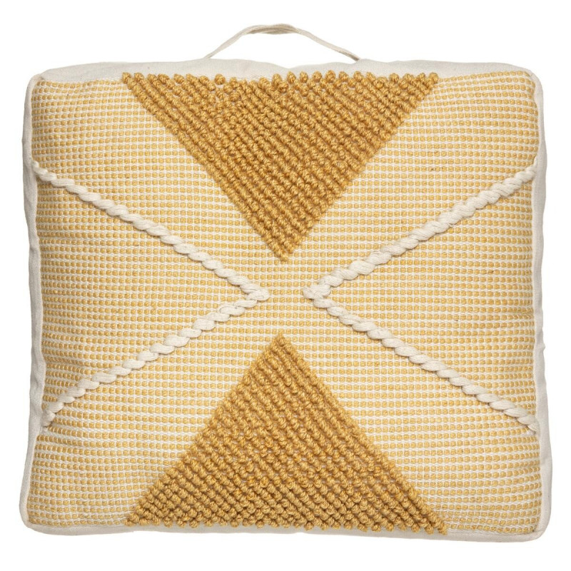 Coussin de sol recyclé "Row" 48 x 48 x 14 cm Atmosphéra