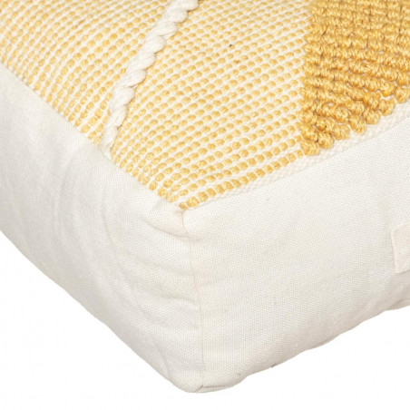 Coussin de sol recyclé "Row" 48 x 48 x 14 cm Atmosphéra