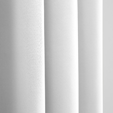 Rideau occultant thermique blanc 140 x 260 cm