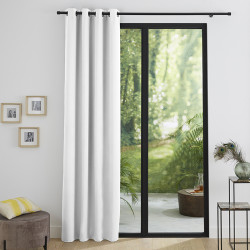 Rideau occultant thermique blanc 140 x 260 cm