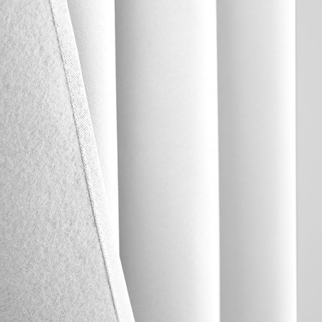 Rideau occultant thermique blanc 140 x 260 cm