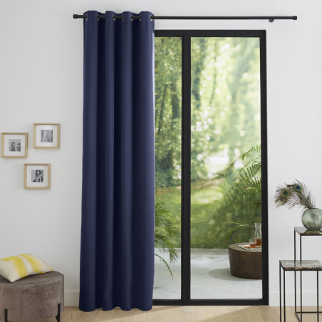Rideau occultant thermique marine 140 x 260 cm