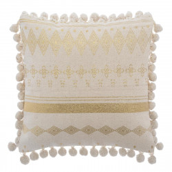 Coussin "Shine" coton ivoire 40 x 40 cm Atmosphera