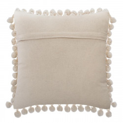 Coussin "Shine" coton ivoire 40 x 40 cm Atmosphera