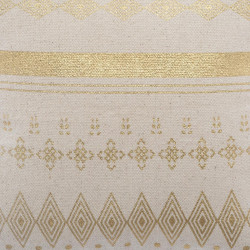 Coussin "Shine" coton ivoire 40 x 40 cm Atmosphera