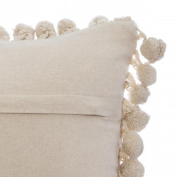 Coussin "Shine" coton ivoire 40 x 40 cm Atmosphera